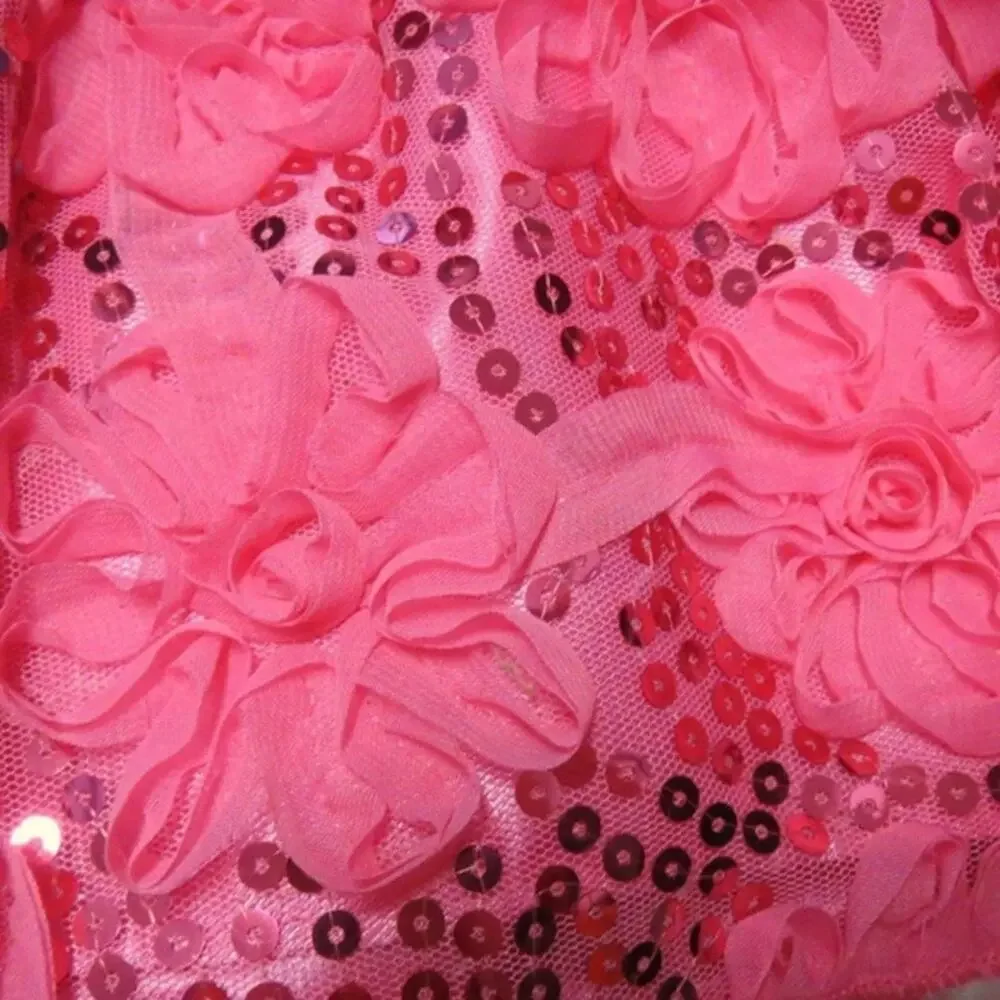 American Princess Girls Special Occasion Formal Dress 18 Mo Pink Easter Floral